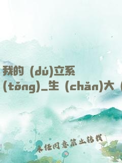 我的獨(dú)立系統(tǒng)