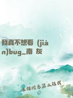 我真不想看見(jiàn)bug