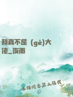 我真不是個(gè)大佬