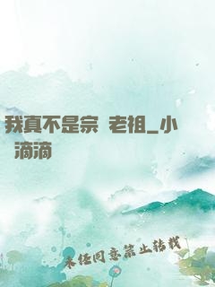 我真不是宗門老祖