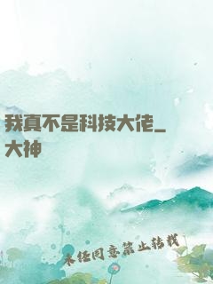 我真不是科技大佬