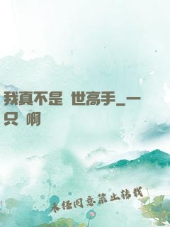 我真不是絕世高手