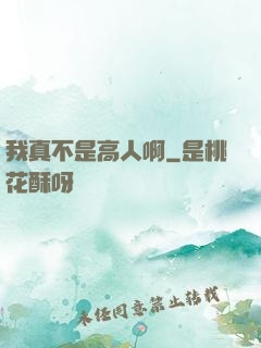 我真不是高人啊