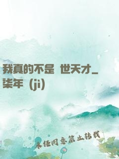 我真的不是絕世天才