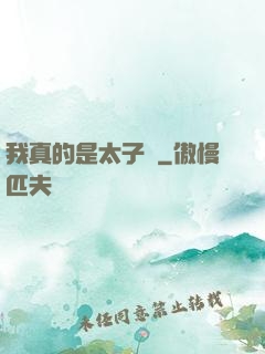 我真的是太子爺