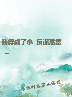 我穿成了小說反派高富帥