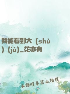 我能看到大數(shù)據(jù)