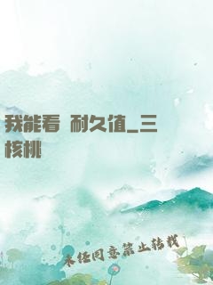 我能看見耐久值
