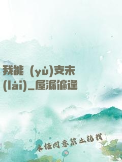 我能預(yù)支未來(lái)