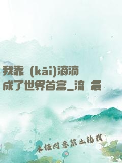 我靠開(kāi)滴滴成了世界首富