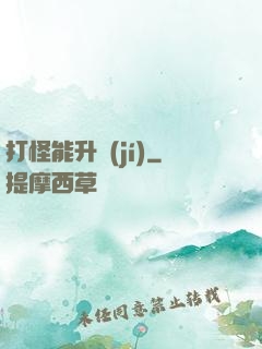 打怪能升級(jí)