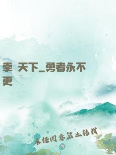 拳傾天下