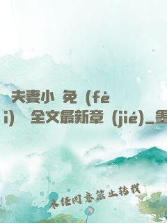換夫妻小說免費(fèi)閱讀全文最新章節(jié)