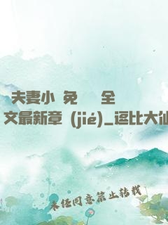 換夫妻小說免費閱讀全文最新章節(jié)