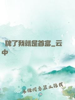攤牌了我就是首富