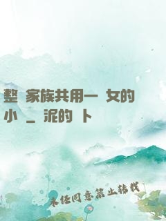 整個家族共用一個女的小說