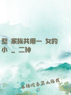 整個家族共用一個女的小說