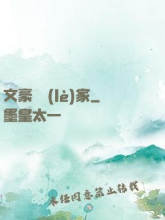 文豪娛樂(lè)家