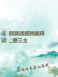 斗氣和武魂居然能同時修煉