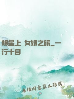 明星上門女婿之旅