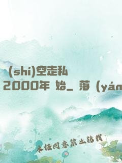 時(shí)空走私從2000年開始