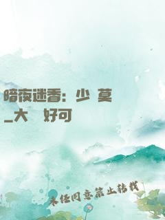 暗夜迷香：少帥莫貪歡