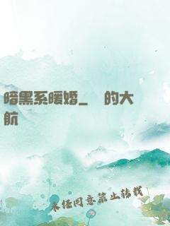 暗黑系暖婚