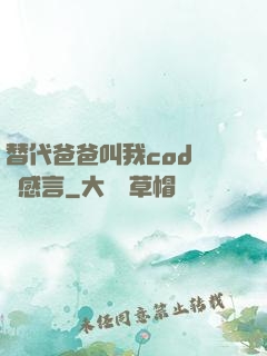 替代爸爸叫我cod媽媽感言