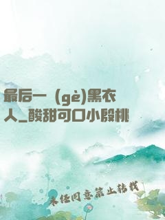 最后一個(gè)黑衣人