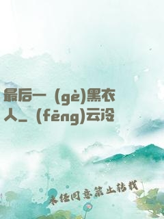 最后一個(gè)黑衣人