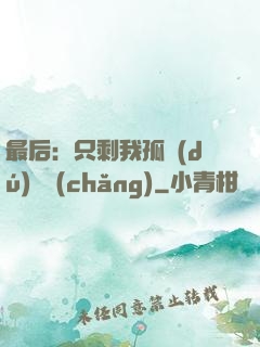 最后：只剩我孤獨(dú)離場(chǎng)