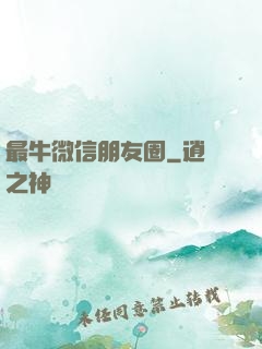 最牛微信朋友圈