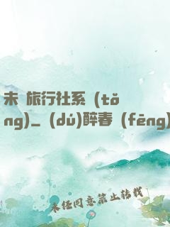 未來旅行社系統(tǒng)
