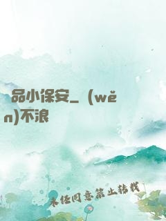 極品小保安