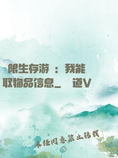 極限生存游戲：我能讀取物品信息