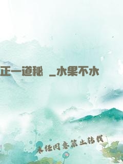 正一道秘聞