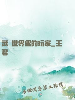 武俠世界里的玩家
