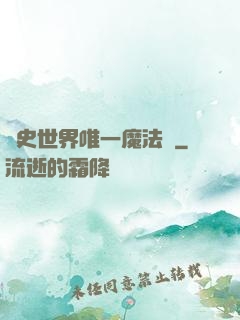歷史世界唯一魔法師