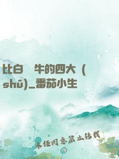 比白潔還牛的四大書(shū)