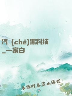 汽車(chē)黑科技