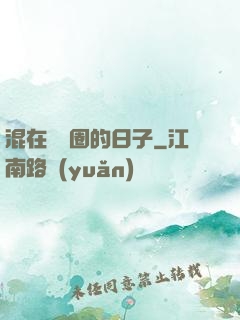 混在娛樂圈的日子