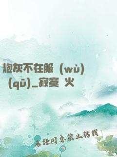炮灰不在服務(wù)區(qū)