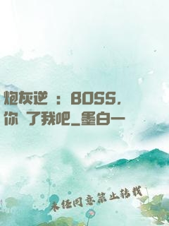 炮灰逆襲：BOSS，你從了我吧