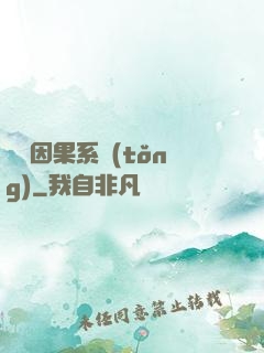 無雙因果系統(tǒng)