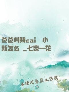 爸爸叫我cai媽媽小新怎么讀