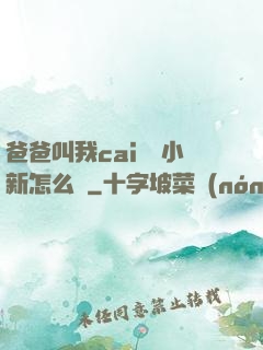 爸爸叫我cai媽媽小新怎么讀