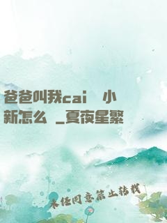 爸爸叫我cai媽媽小新怎么讀