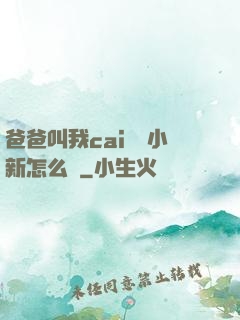 爸爸叫我cai媽媽小新怎么讀