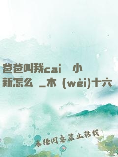 爸爸叫我cai媽媽小新怎么讀