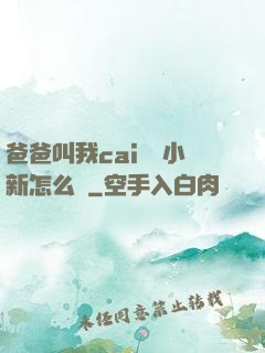 爸爸叫我cai媽媽小新怎么讀
